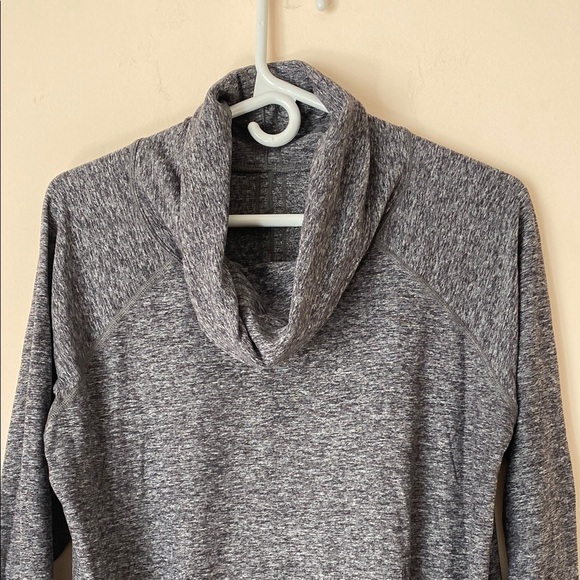Lululemon Gray Cowl Neck Pullover top - Picture 2 of 5